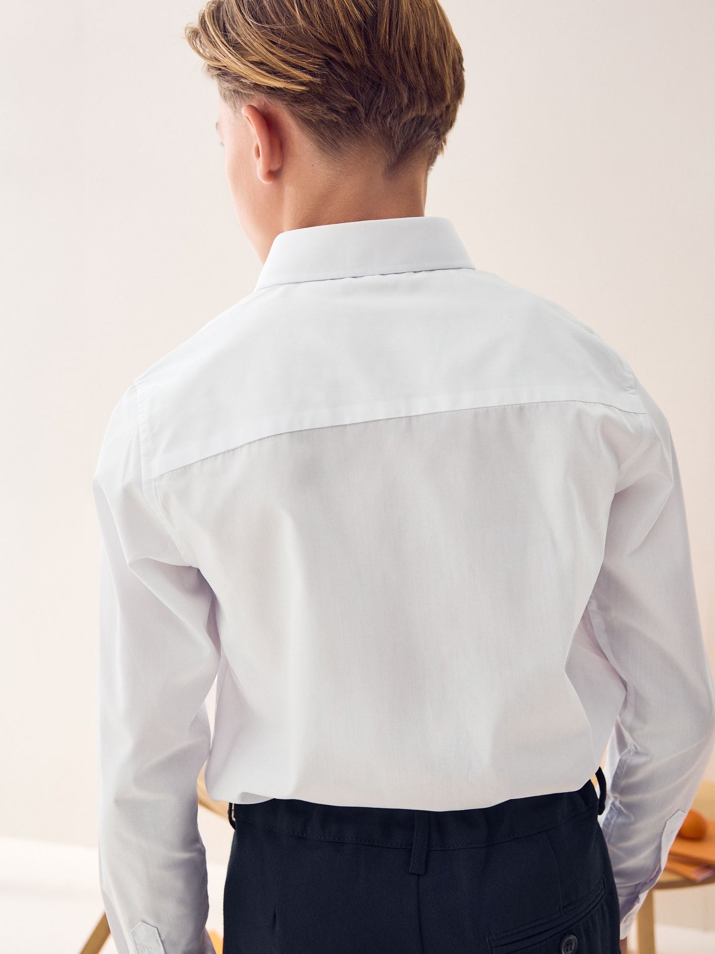Dsiney Kidz - White Regular Fit Long Sleeve School 2 Pack Shirts (3-17yrs) image 7