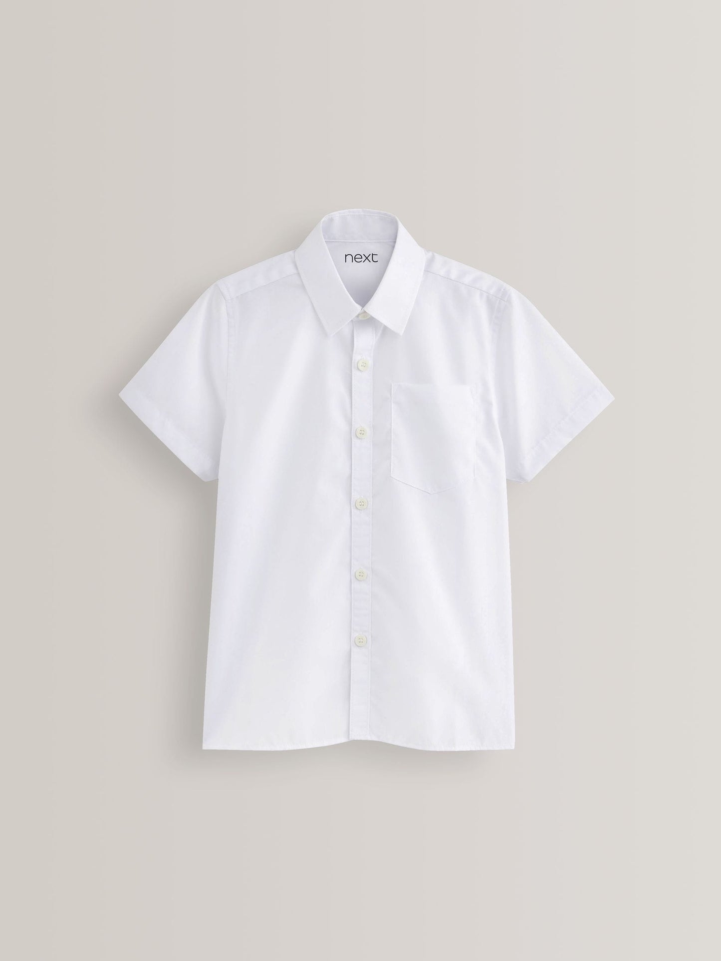 Dsiney Kidz - White Regular Fit Short Sleeve School 2 Pack Shirts (3-17yrs) image 2