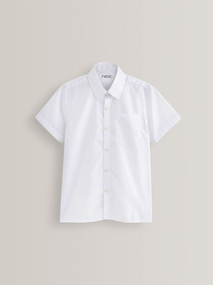 Dsiney Kidz - White Regular Fit Short Sleeve School 2 Pack Shirts (3-17yrs) image 2