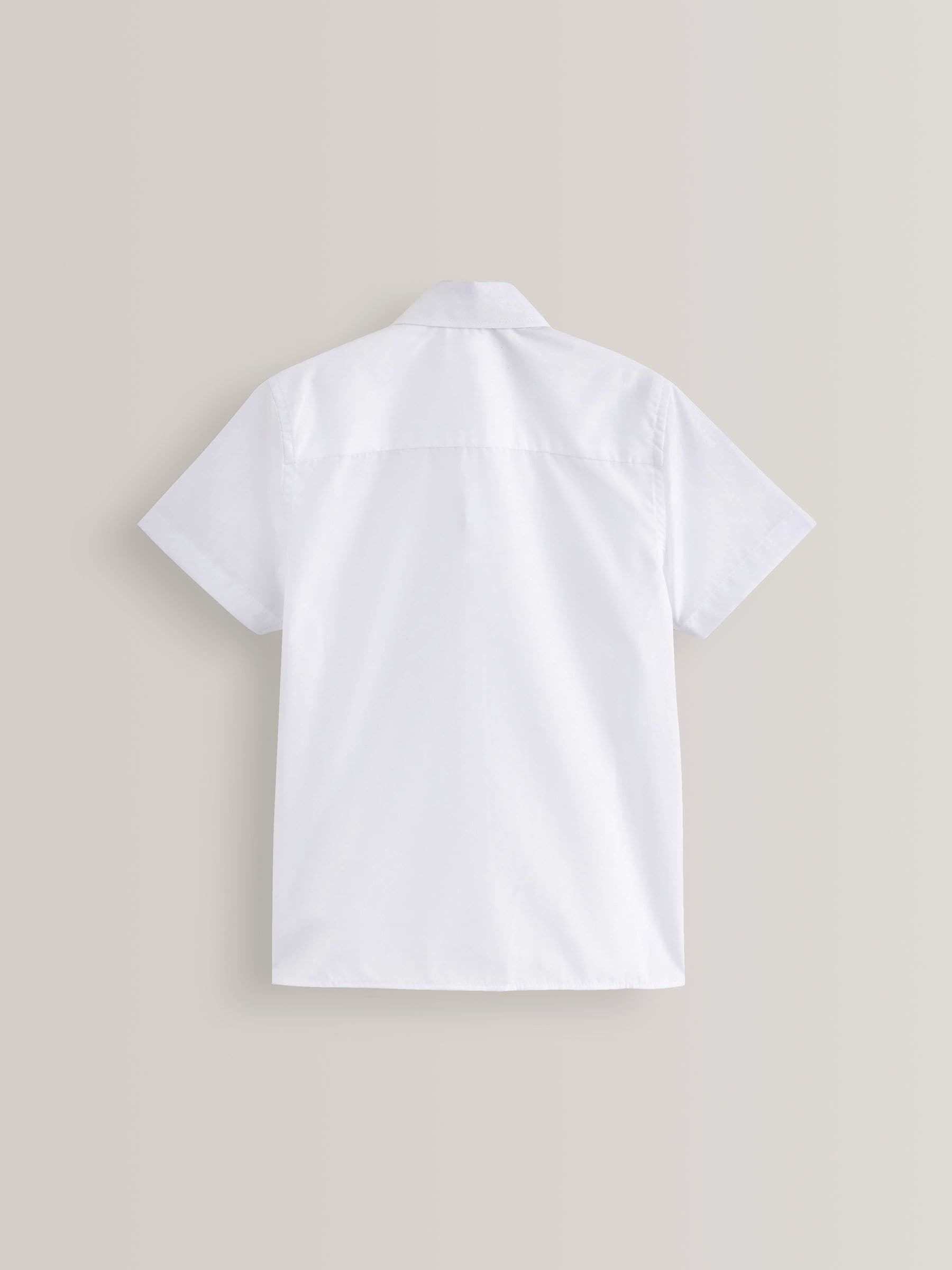 Dsiney Kidz - White Regular Fit Short Sleeve School 2 Pack Shirts (3-17yrs) image 3