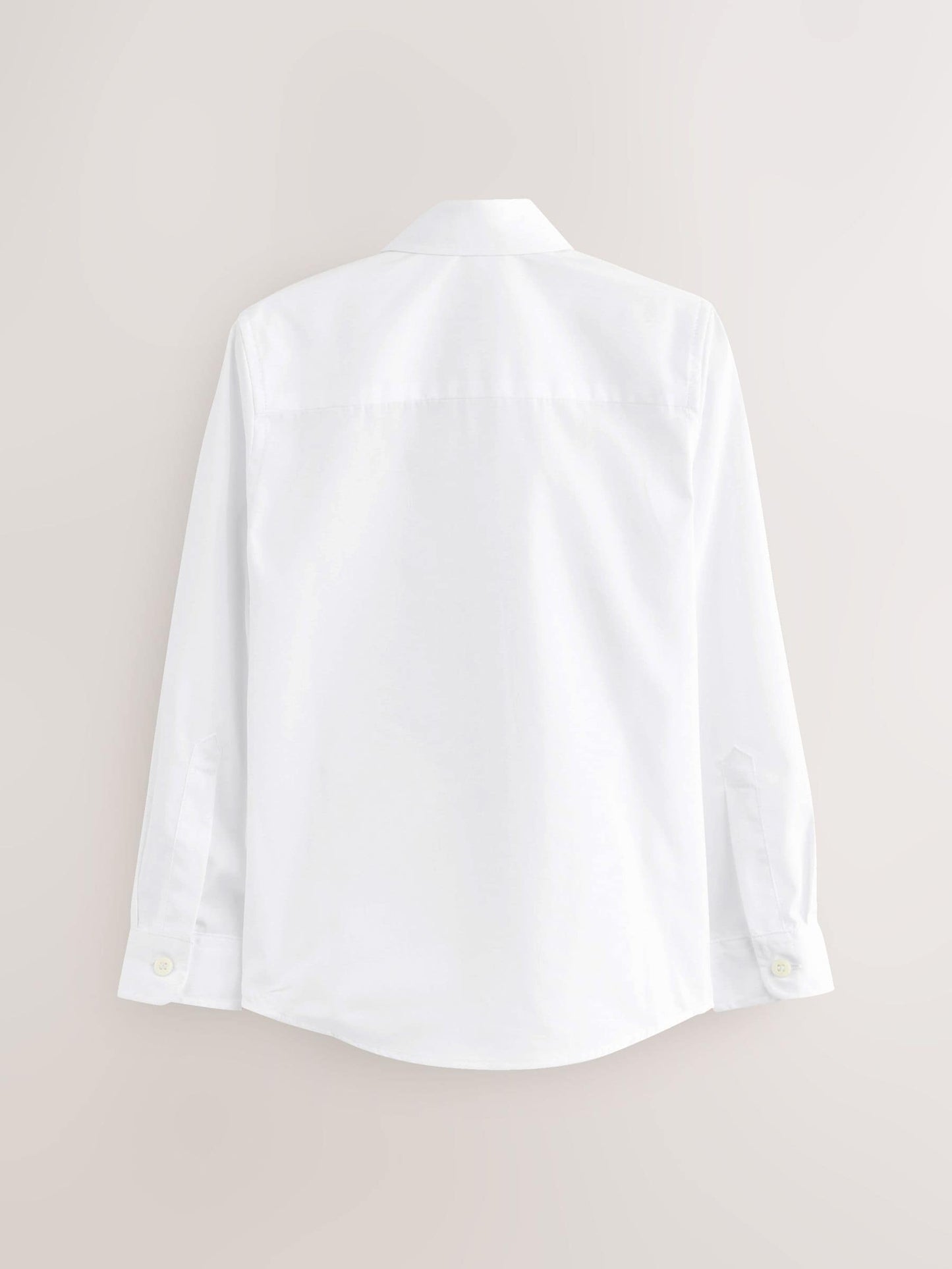 Dsiney Kidz - White Slim Fit Long Sleeve School 2 Pack Shirts (3-17yrs) image 2