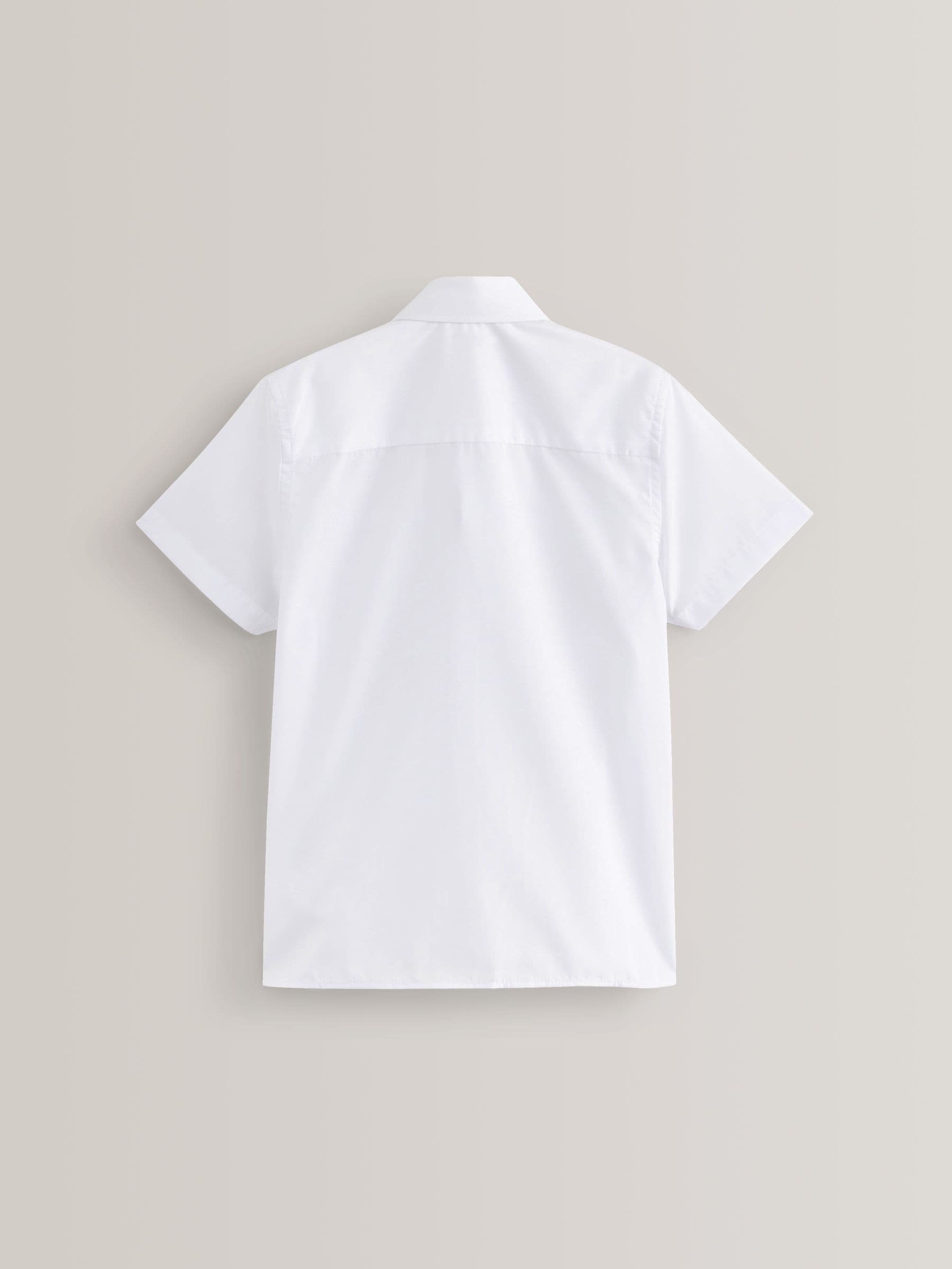 Dsiney Kidz - White Regular Fit 5 Pack Short Sleeve School Shirts (3-17yrs) image 3