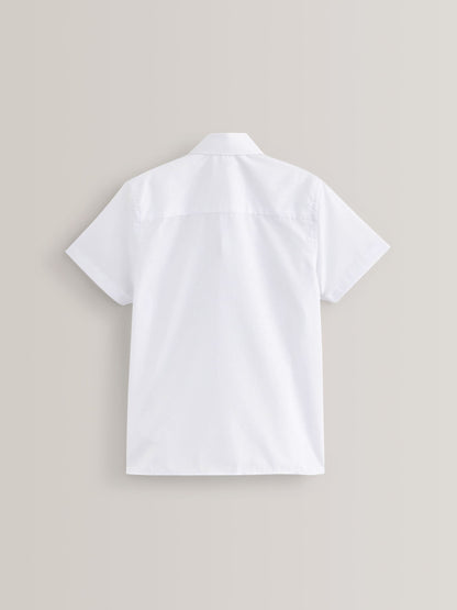 Dsiney Kidz - White Regular Fit 5 Pack Short Sleeve School Shirts (3-17yrs) image 3