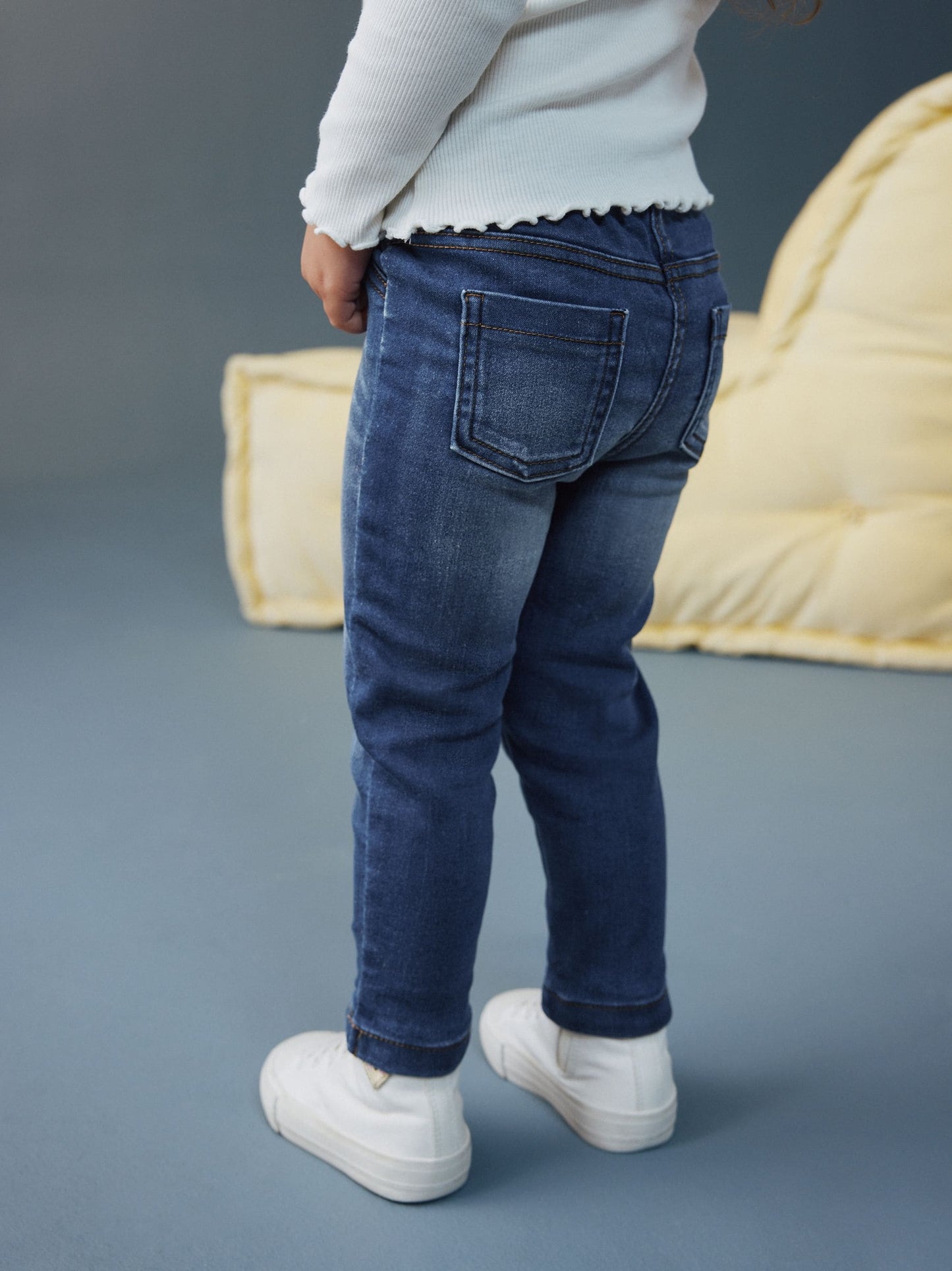 Dsiney Kidz - Mid Blue Denim 1 Pack Elasticated Waist Jeggings (3mths-7yrs) image 3