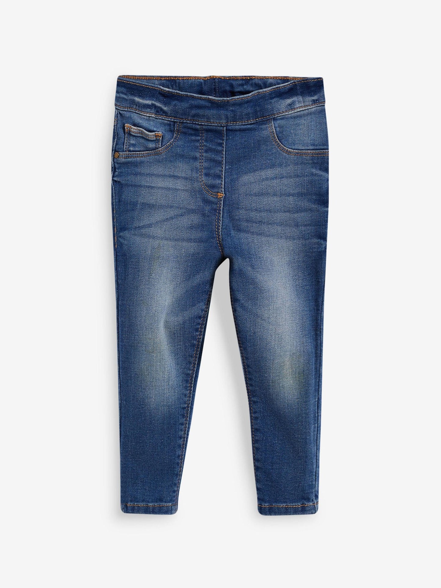 Dsiney Kidz - Mid Blue Denim 1 Pack Elasticated Waist Jeggings (3mths-7yrs) image 4