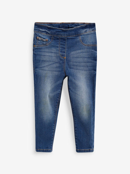 Dsiney Kidz - Mid Blue Denim 1 Pack Elasticated Waist Jeggings (3mths-7yrs) image 4