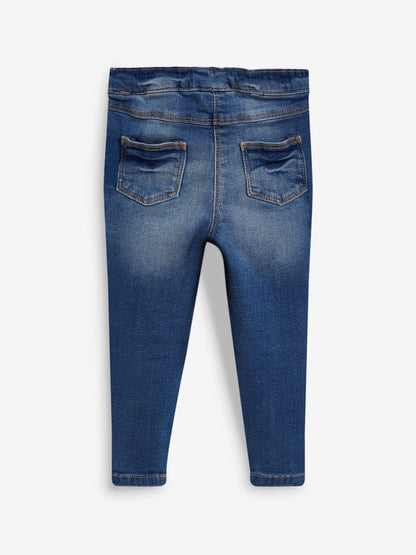 Dsiney Kidz - Mid Blue Denim 1 Pack Elasticated Waist Jeggings (3mths-7yrs) image 5