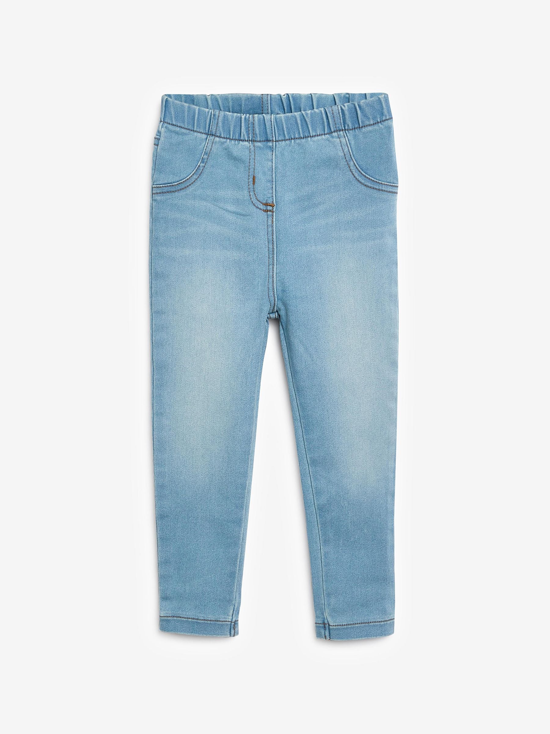 Dsiney Kidz - Light Blue Denim 1 Pack Elasticated Waist Jeggings (3mths-7yrs) image 5