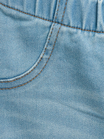 Dsiney Kidz - Light Blue Denim 1 Pack Elasticated Waist Jeggings (3mths-7yrs) image 7