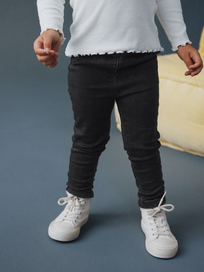 Dsiney Kidz - Black Denim 1 Pack Elasticated Waist Jeggings (3mths-7yrs) image 1