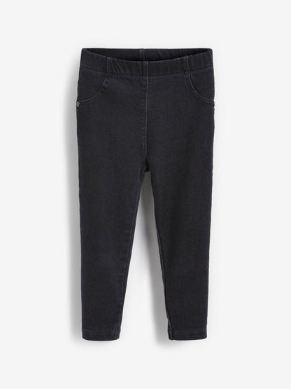 Dsiney Kidz - Black Denim 1 Pack Elasticated Waist Jeggings (3mths-7yrs) image 4