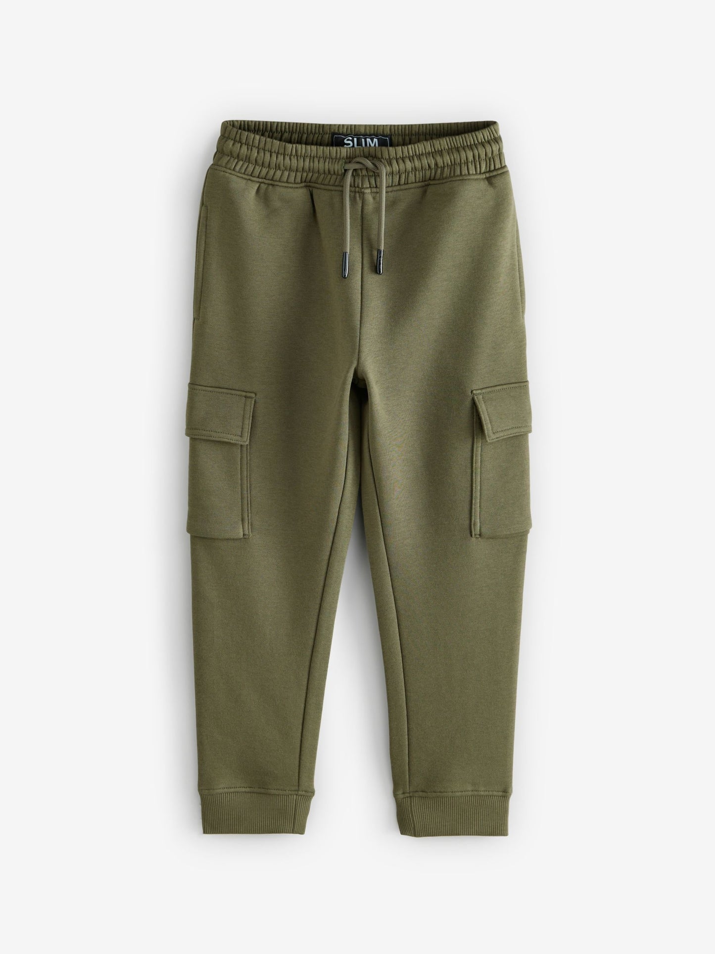 Dsiney Kidz - Khaki Green Slim Fit Cargo Rich Joggers (3-16yrs) image 1