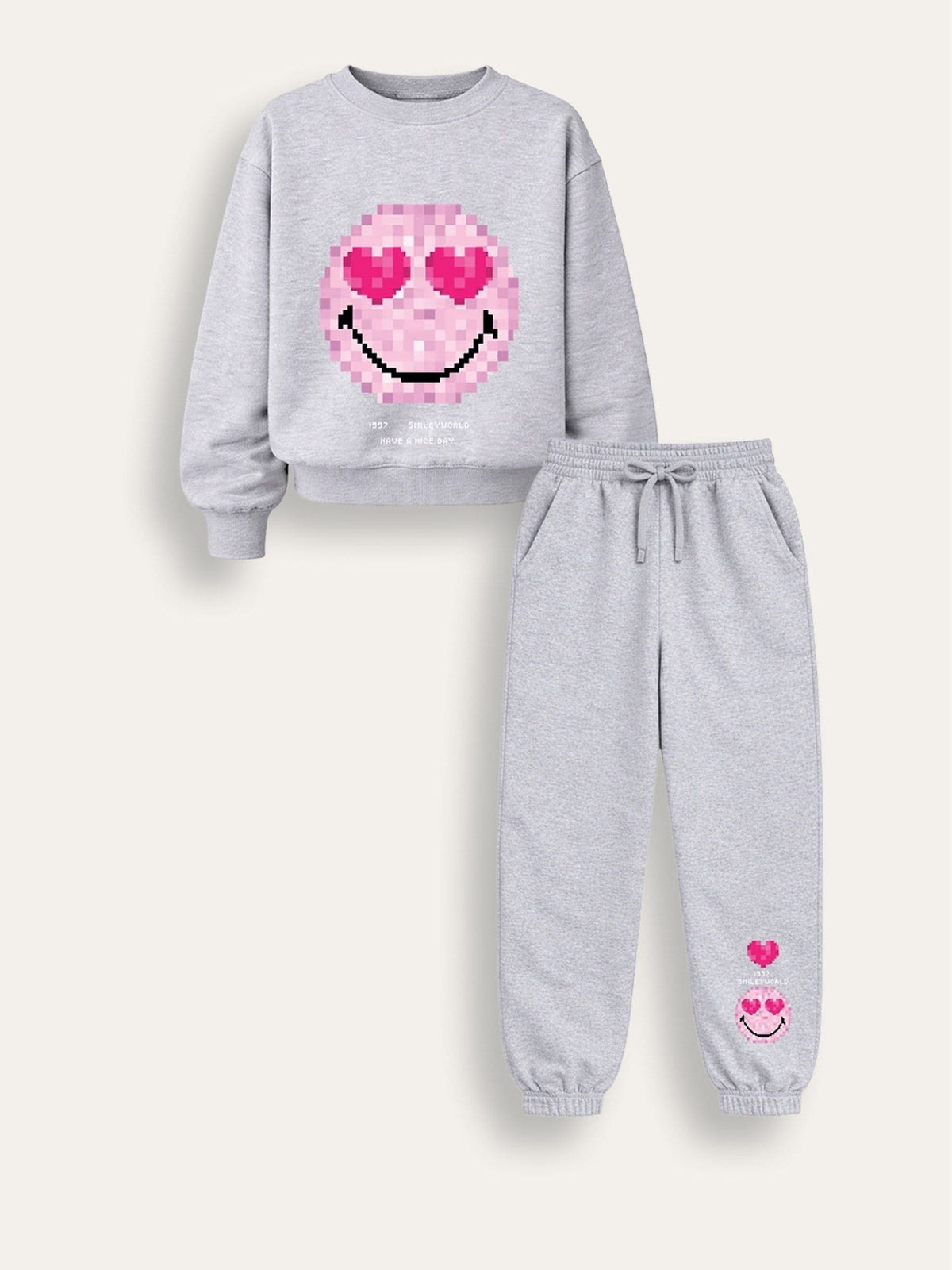 Brand Threads Grey Sweatshirt and Joggers Set 2 Piece - image 4