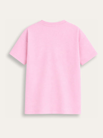 Brand Threads Pink T-Shirt with Iconic Face Print - image 5