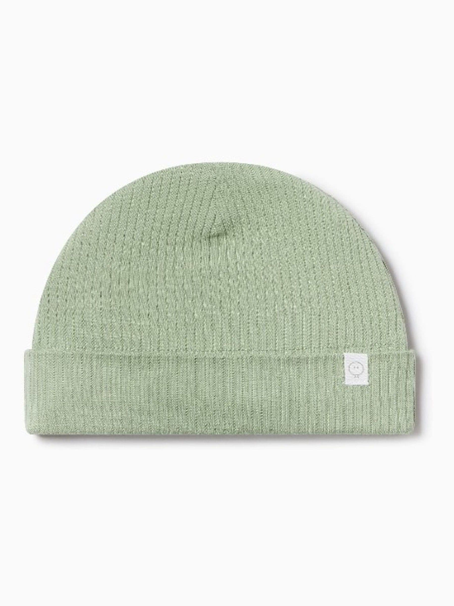 MORI Green Stretch Baby Hat image 1