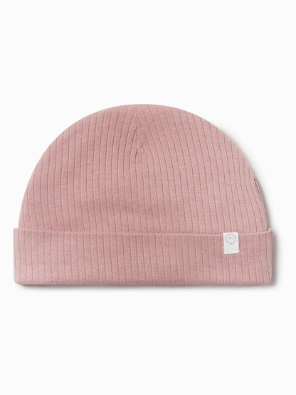 MORI Pink Stretch Baby Hat image 2