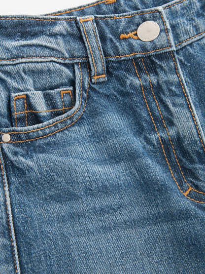 Dsiney Kidz - Mid Blue Denim Mom 100% Cotton Jeans (3-16yrs) image 7