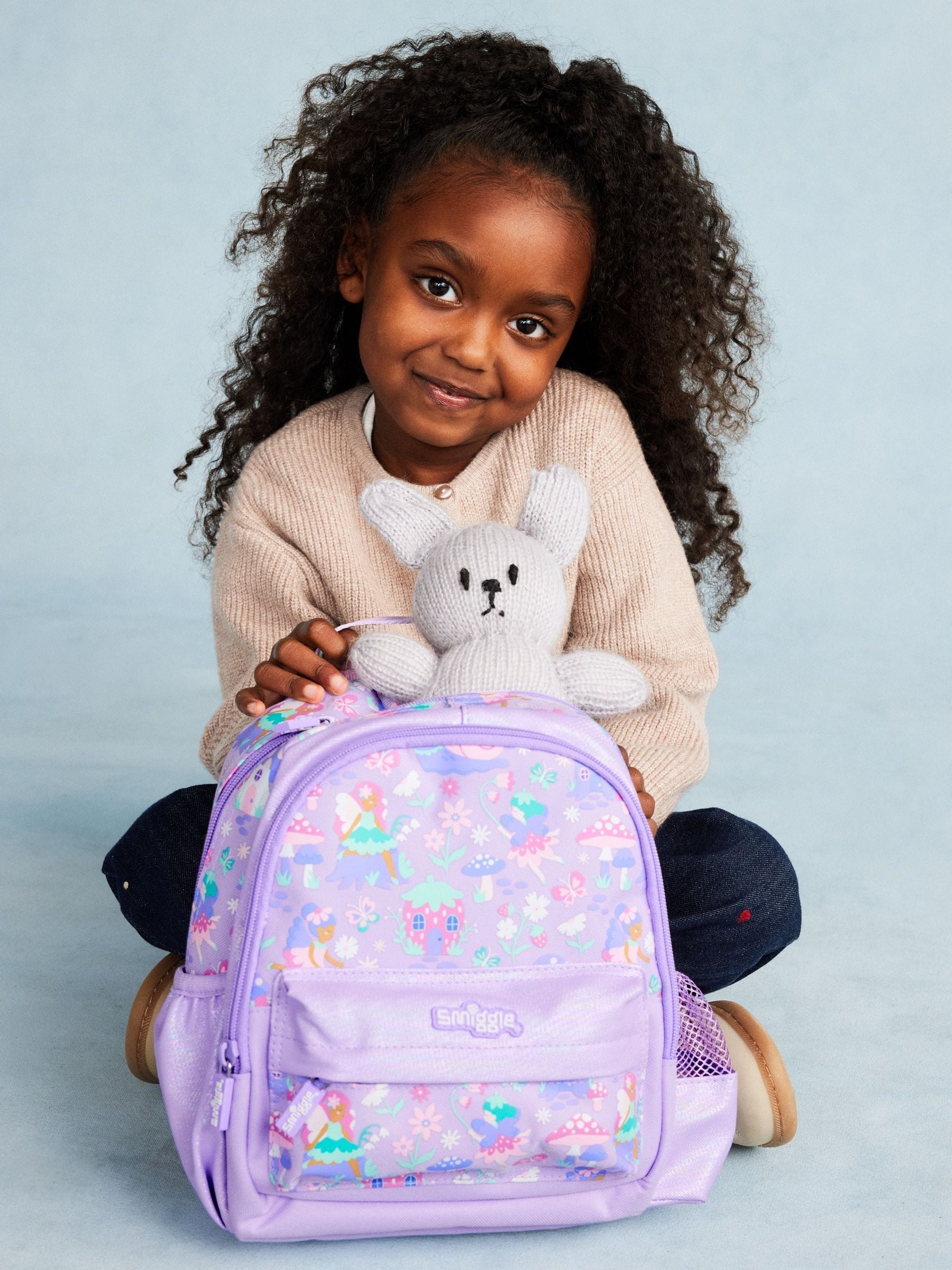 Smiggle Purple I Spy Teeny Tiny Backpack image 1
