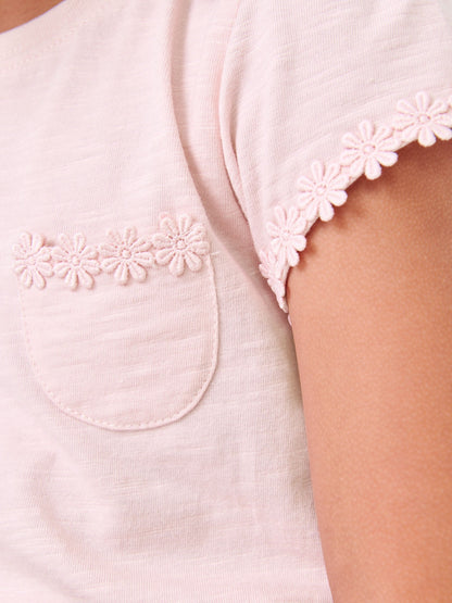 Dsiney Kidz - Pink Daisy Pocket T-Shirt (12mths-12yrs) image 3