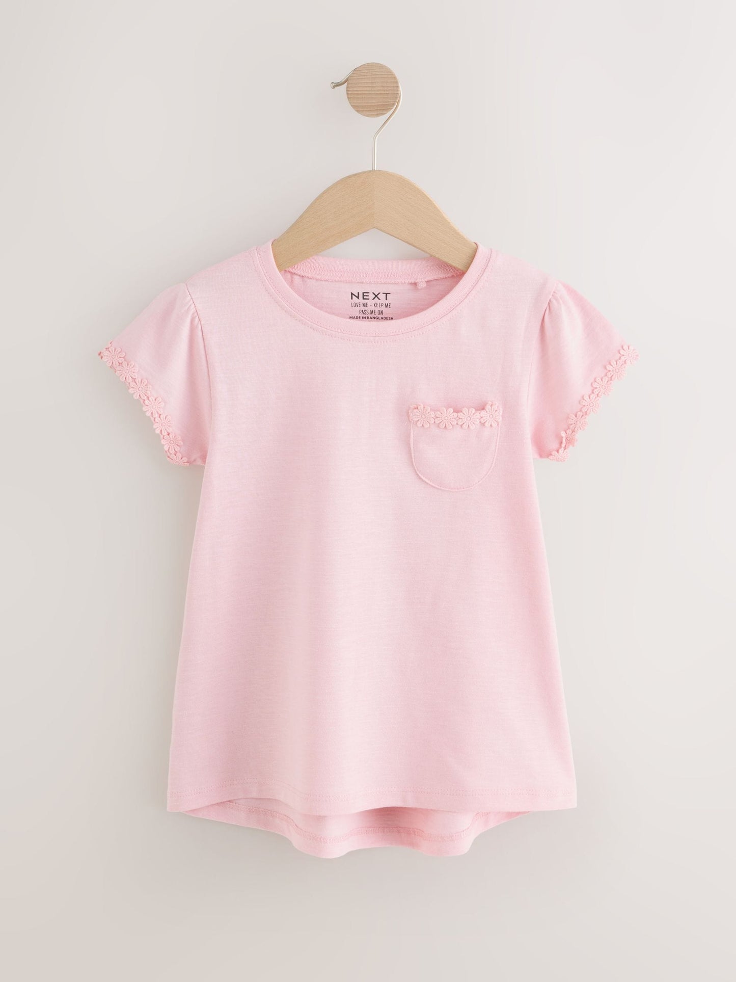 Dsiney Kidz - Pink Daisy Pocket T-Shirt (12mths-12yrs) image 4