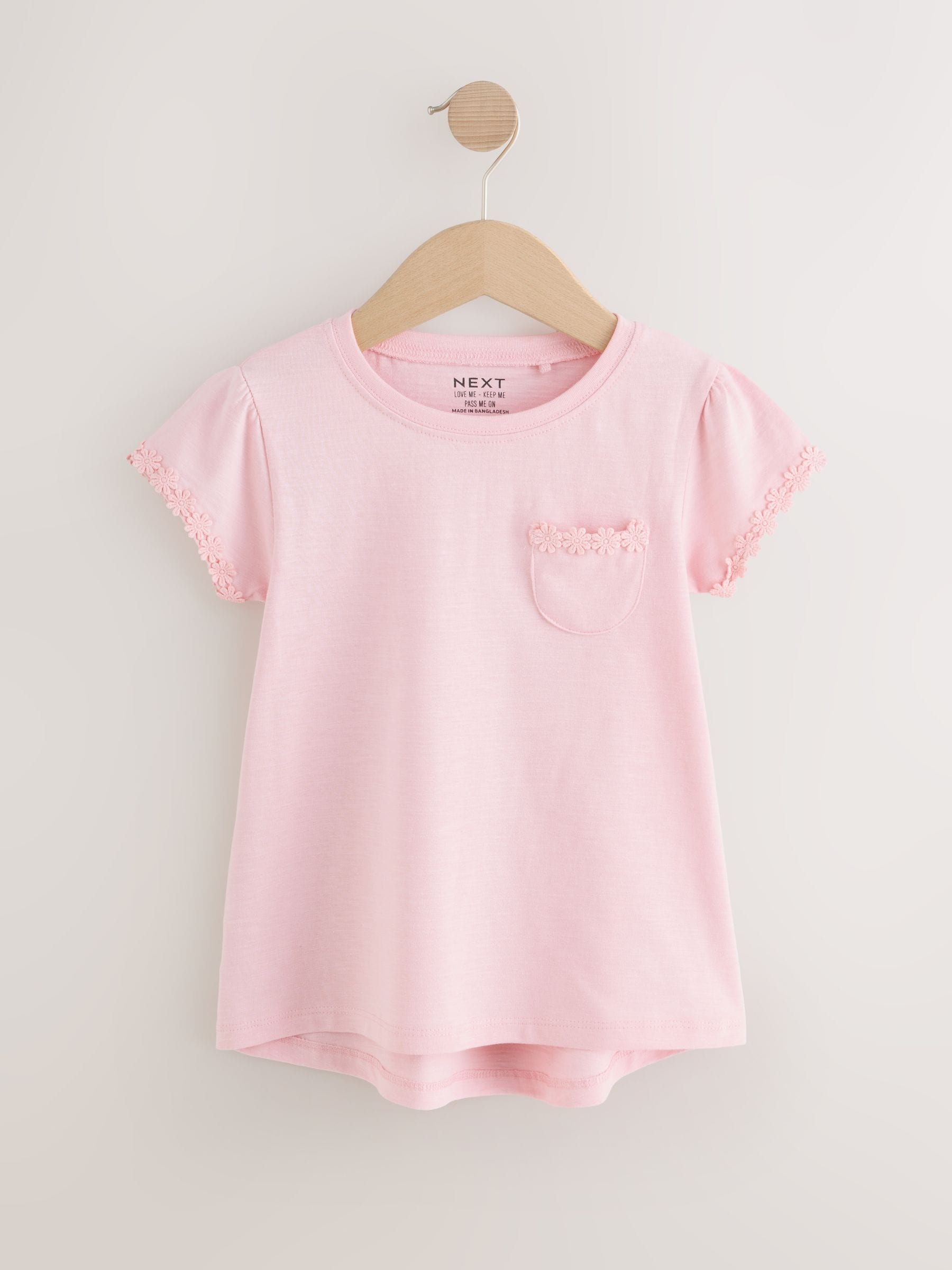 Dsiney Kidz - Pink Daisy Pocket T-Shirt (12mths-12yrs) image 4