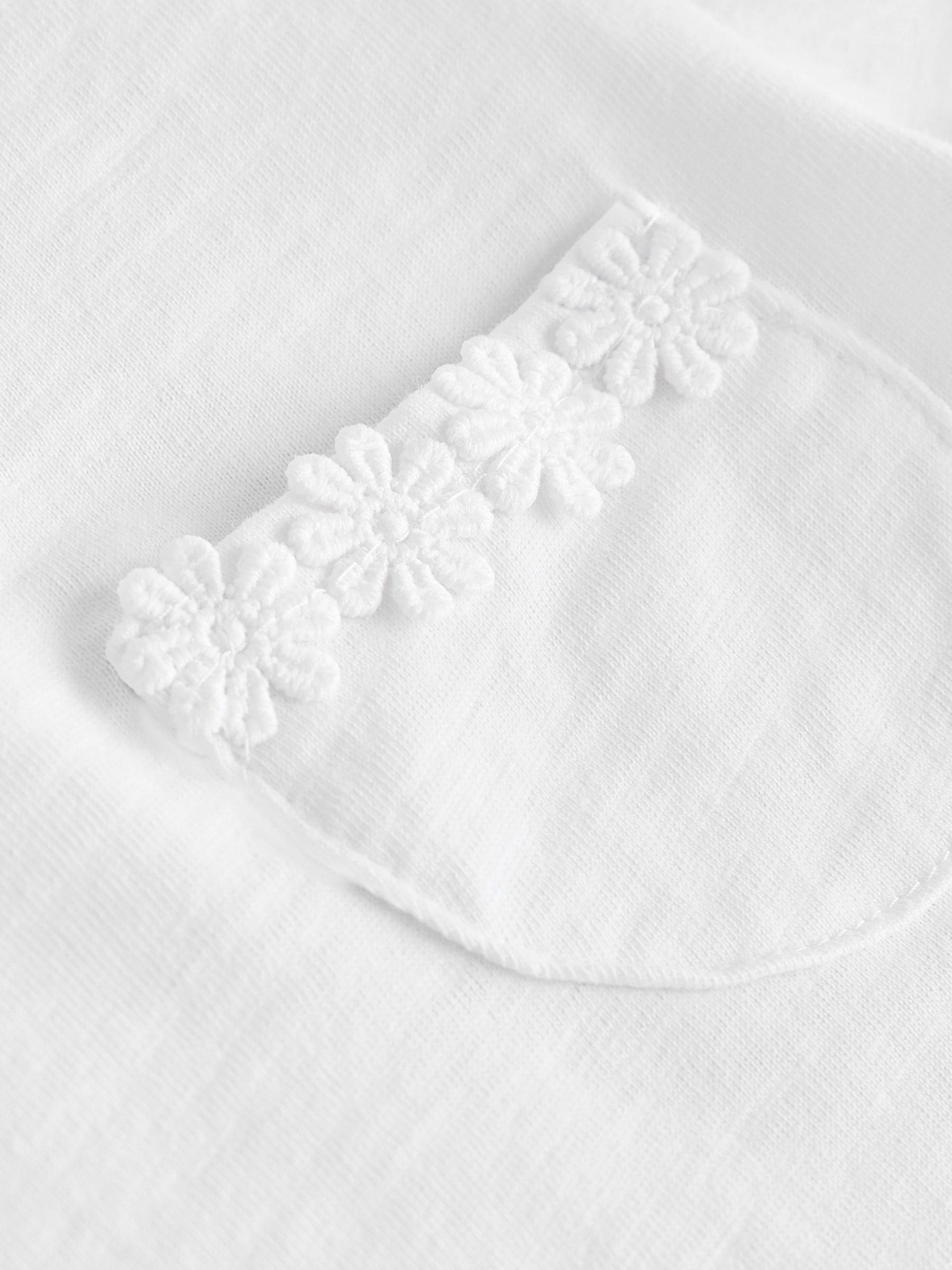 Dsiney Kidz - White Daisy Pocket T-Shirt (12mths-12yrs) image 7