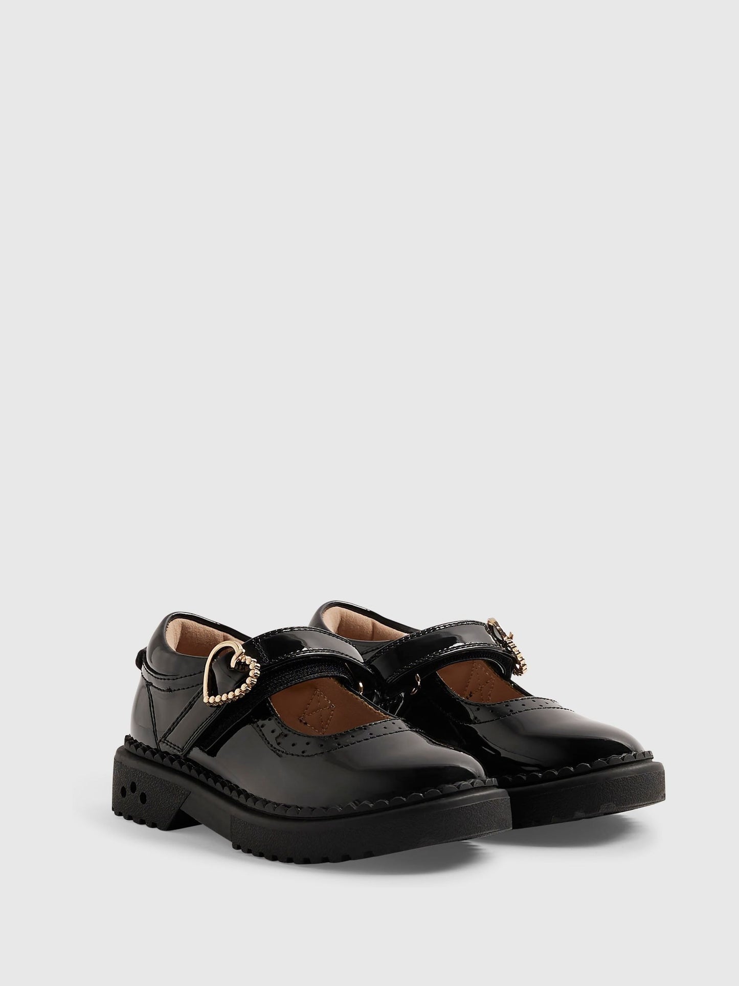 River Island Black Back To School Light Up Shoes image 2