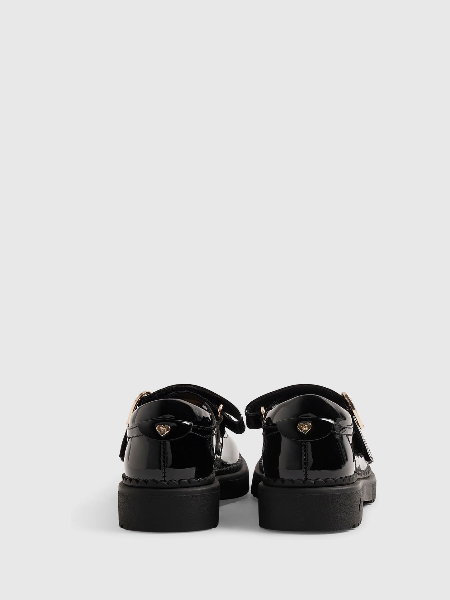 River Island Black Back To School Light Up Shoes image 3