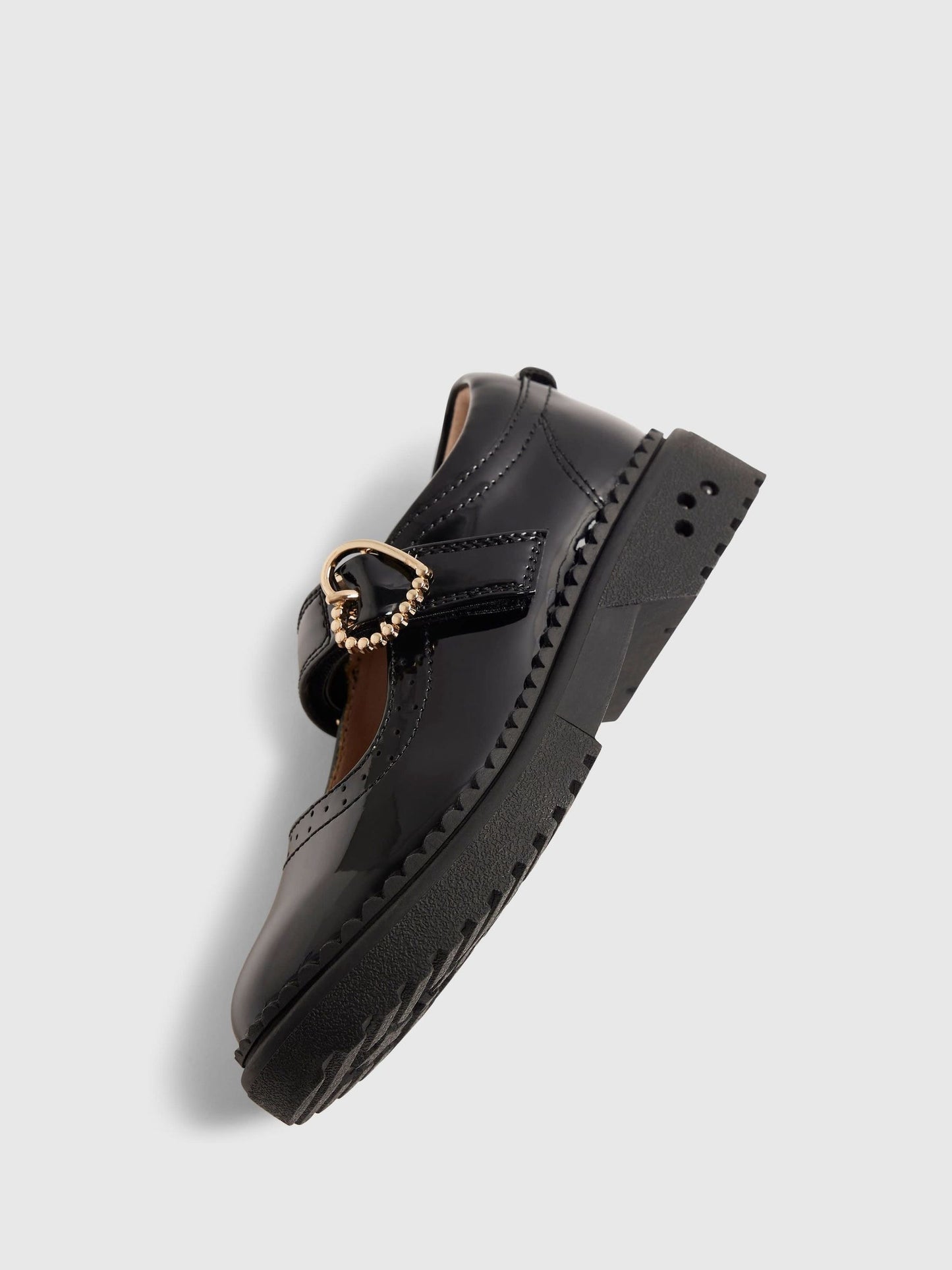 River Island Black Back To School Light Up Shoes image 4