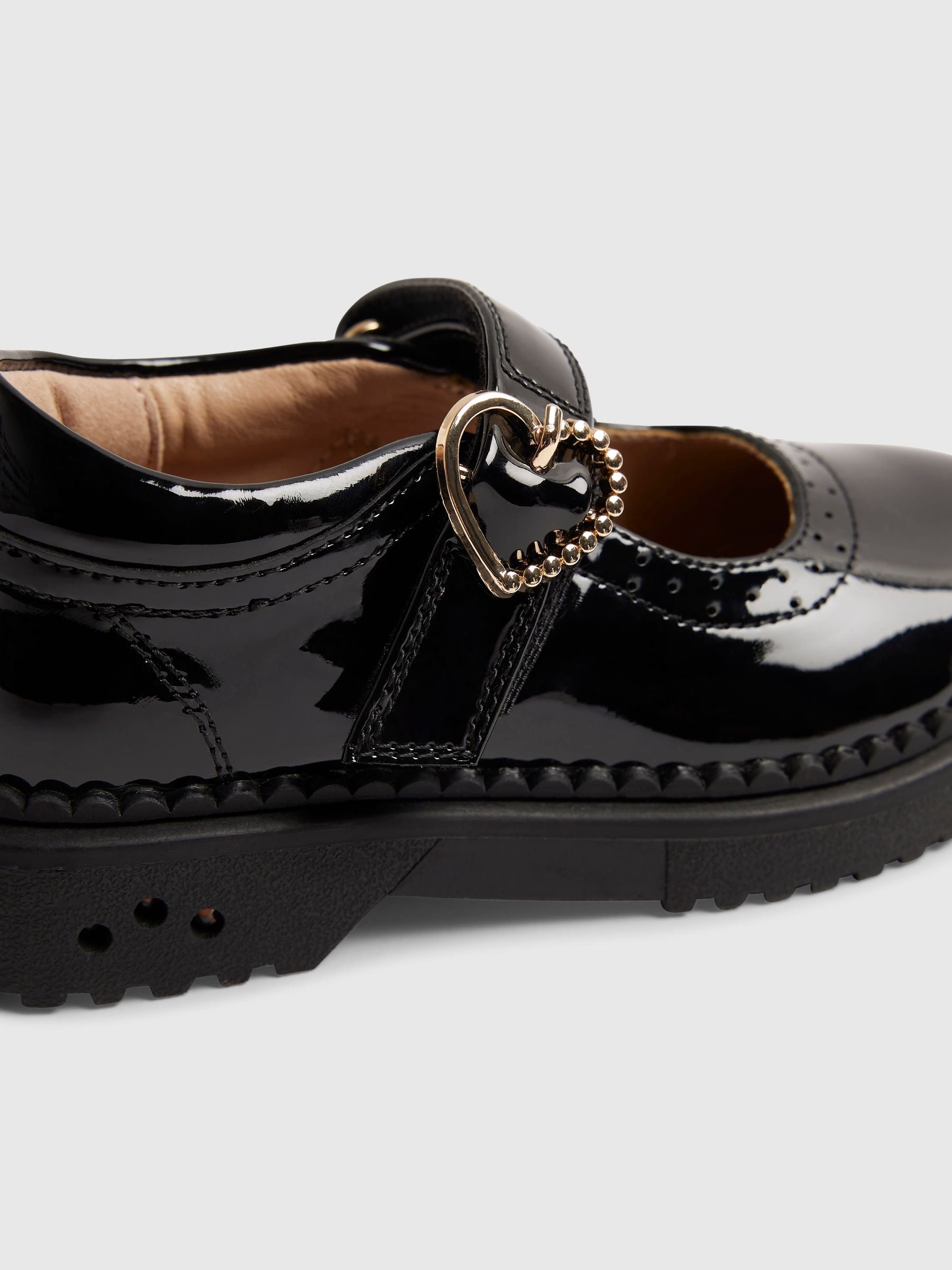 River Island Black Back To School Light Up Shoes image 5
