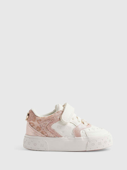 River Island White Veltcro Trainers image 1