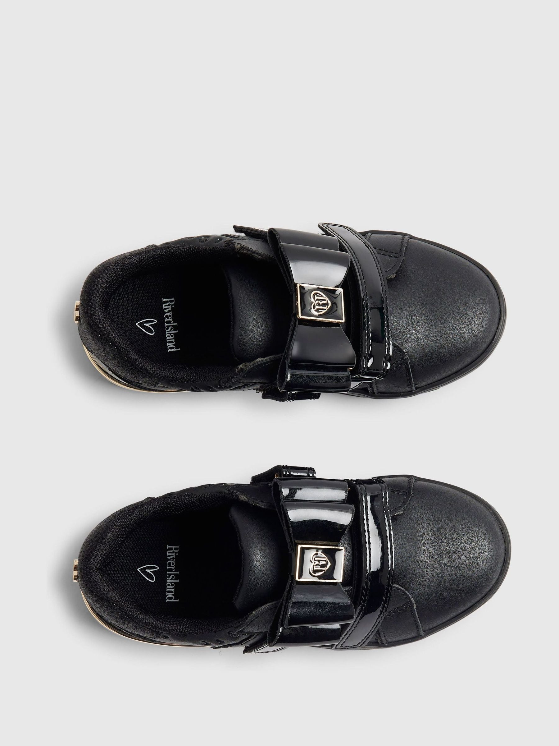 River Island Black Back To School Interchangable Trainers image 3