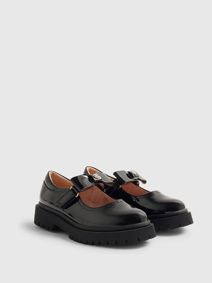 River Island Black Back To School Interchangeable Mary Jane Shoes image 1