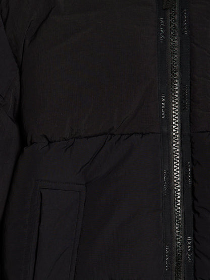 Dsiney Kidz - River Island Black Heavyweight School Puffer Jacket image 4
