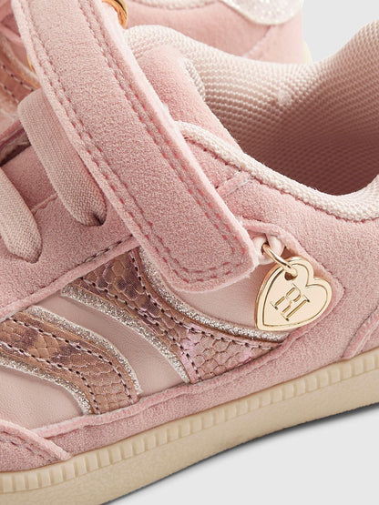 River Island Pink Snake Veltcro Trainers image 5