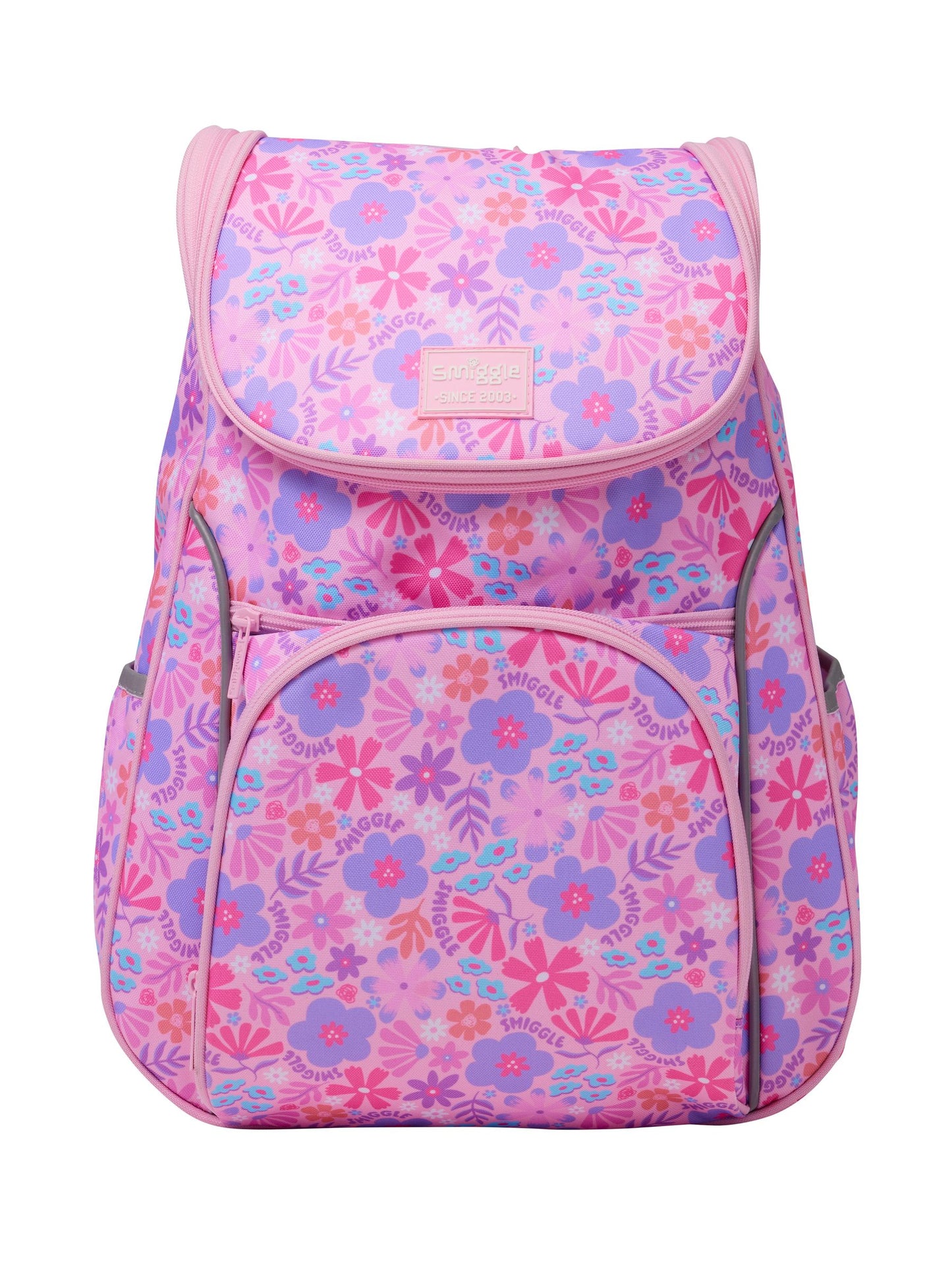 Smiggle Pink Unreal Reflect Backpack image 1