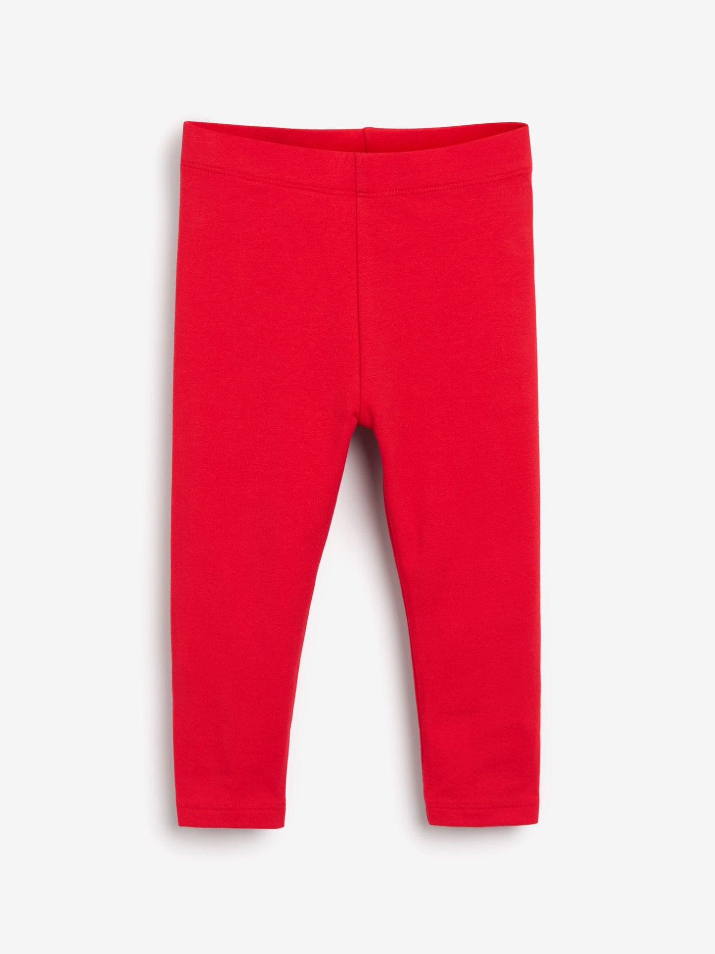 Red Plain Leggings (3mths-7yrs) image 1