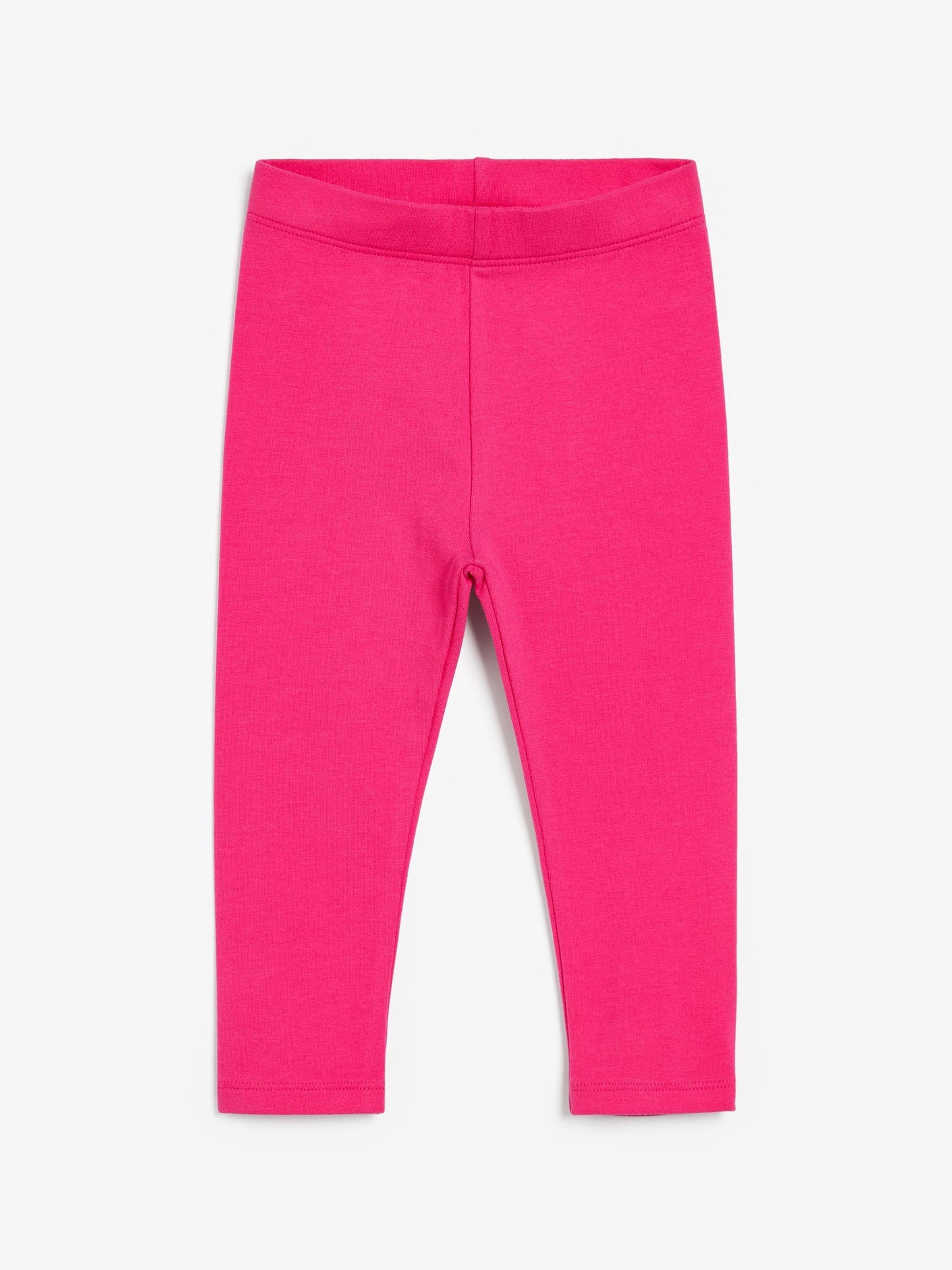 Bright Pink Plain Leggings (3mths-7yrs) image 1