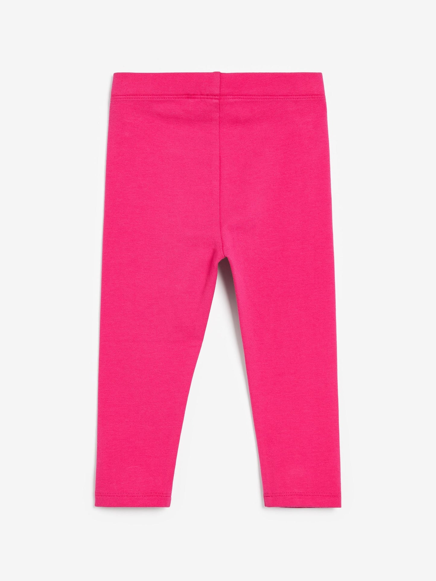 Bright Pink Plain Leggings (3mths-7yrs) image 2