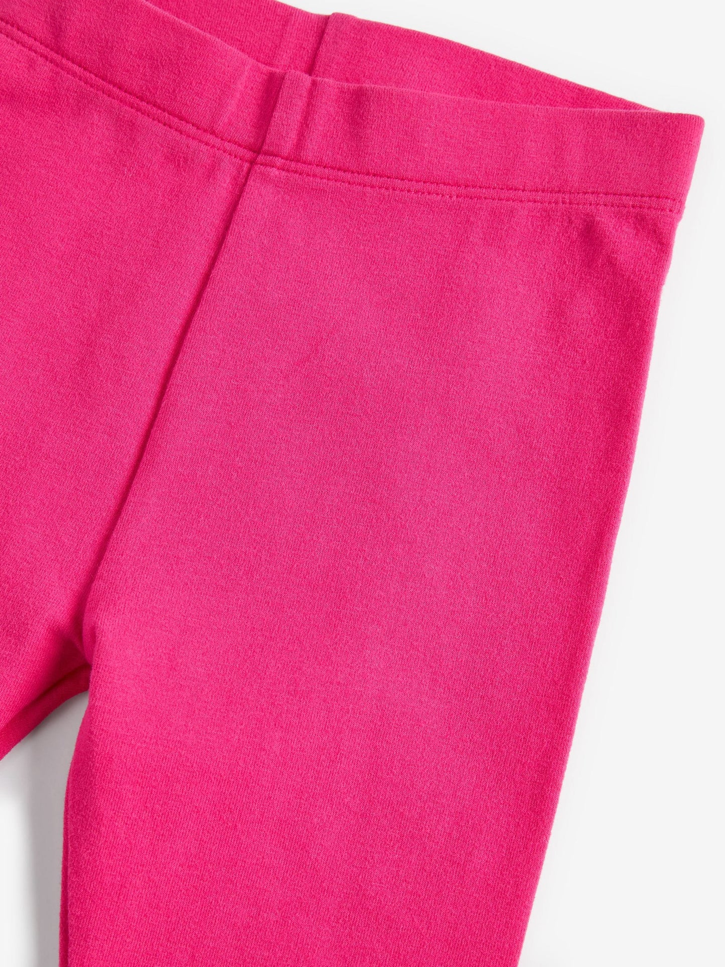 Bright Pink Plain Leggings (3mths-7yrs) image 3