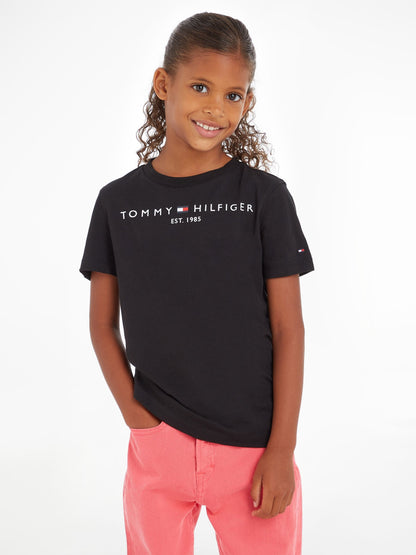 Tommy Hilfiger Black Essential T-Shirt image 1