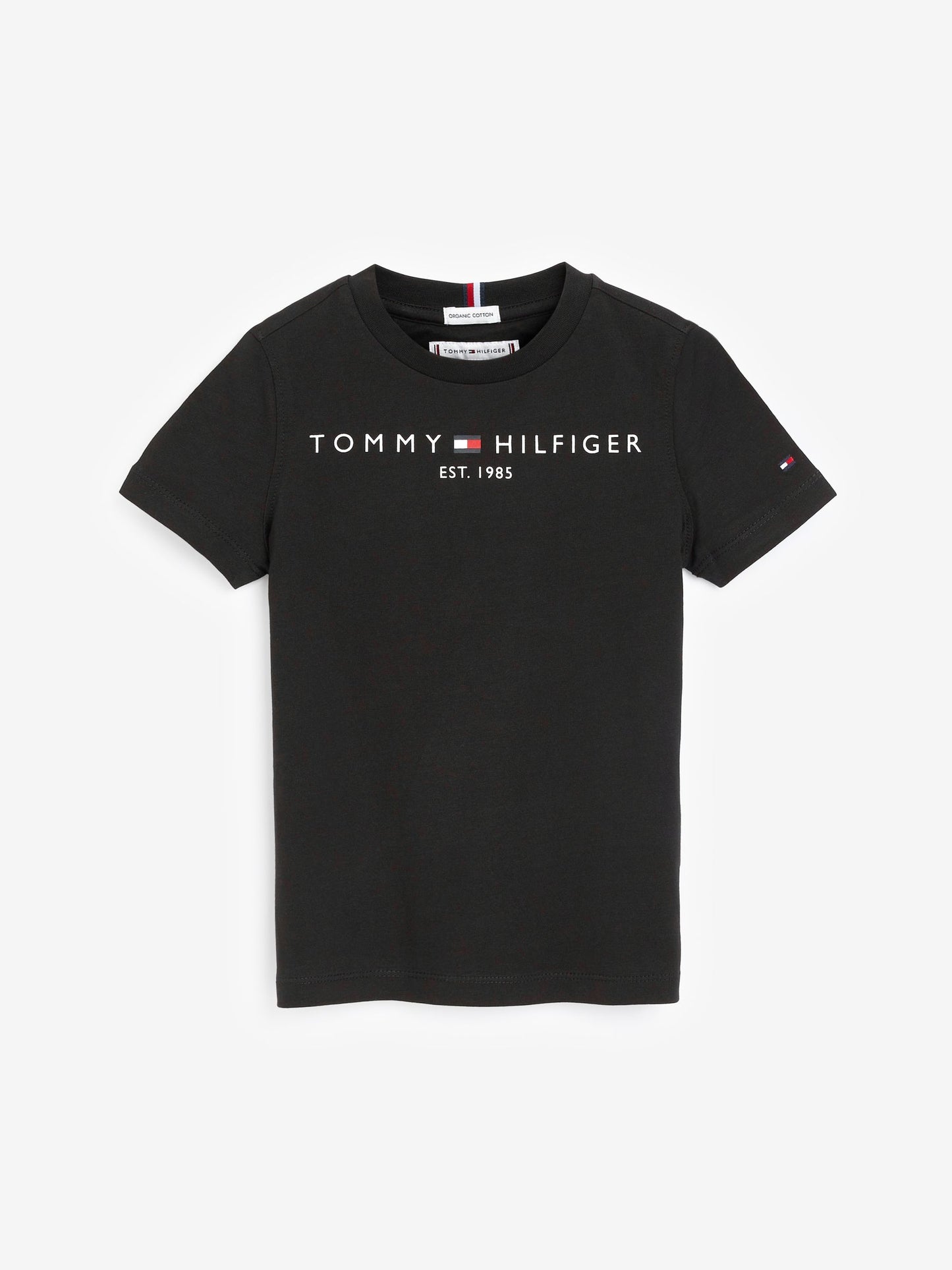 Tommy Hilfiger Black Essential T-Shirt image 3