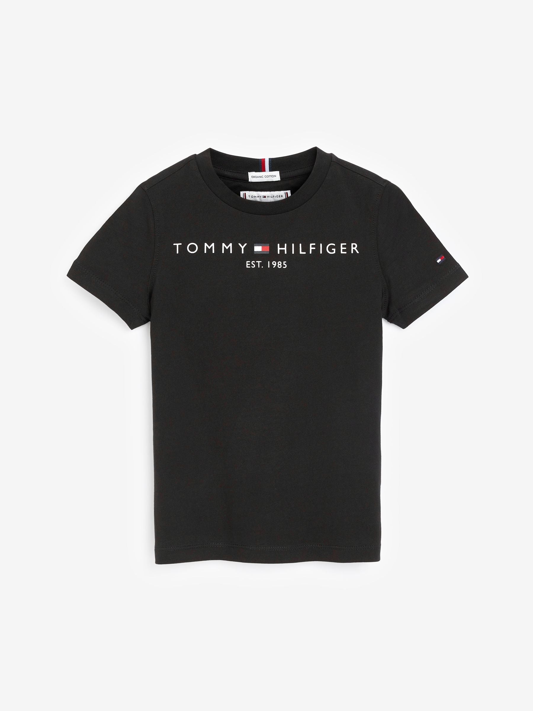 Tommy Hilfiger Black Essential T-Shirt image 3