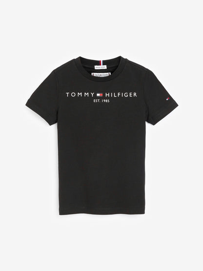 Tommy Hilfiger Black Essential T-Shirt image 3