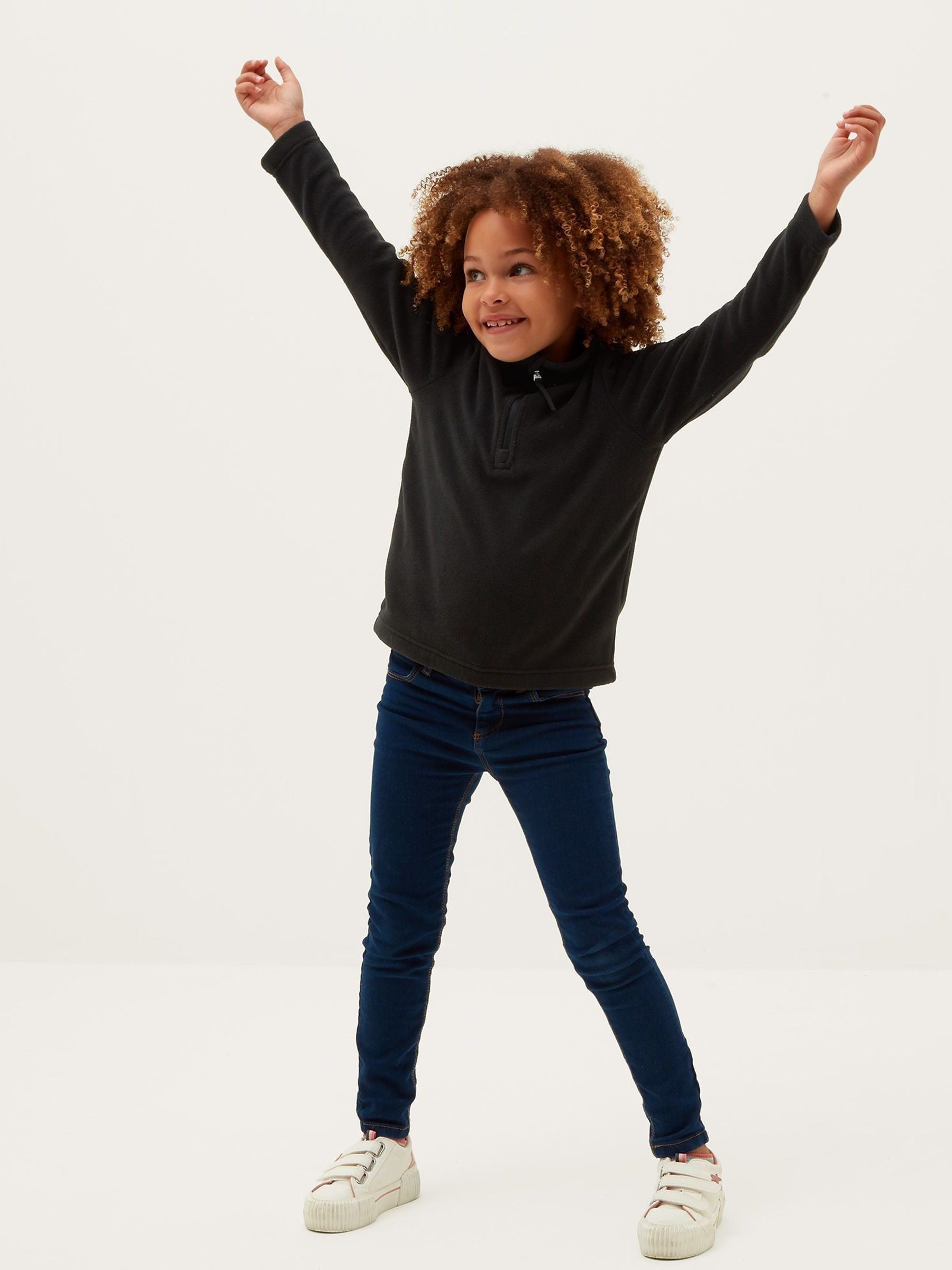 Dsiney Kidz - Tog 24 Black Toffolo Kids ZipNeck Fleece image 2