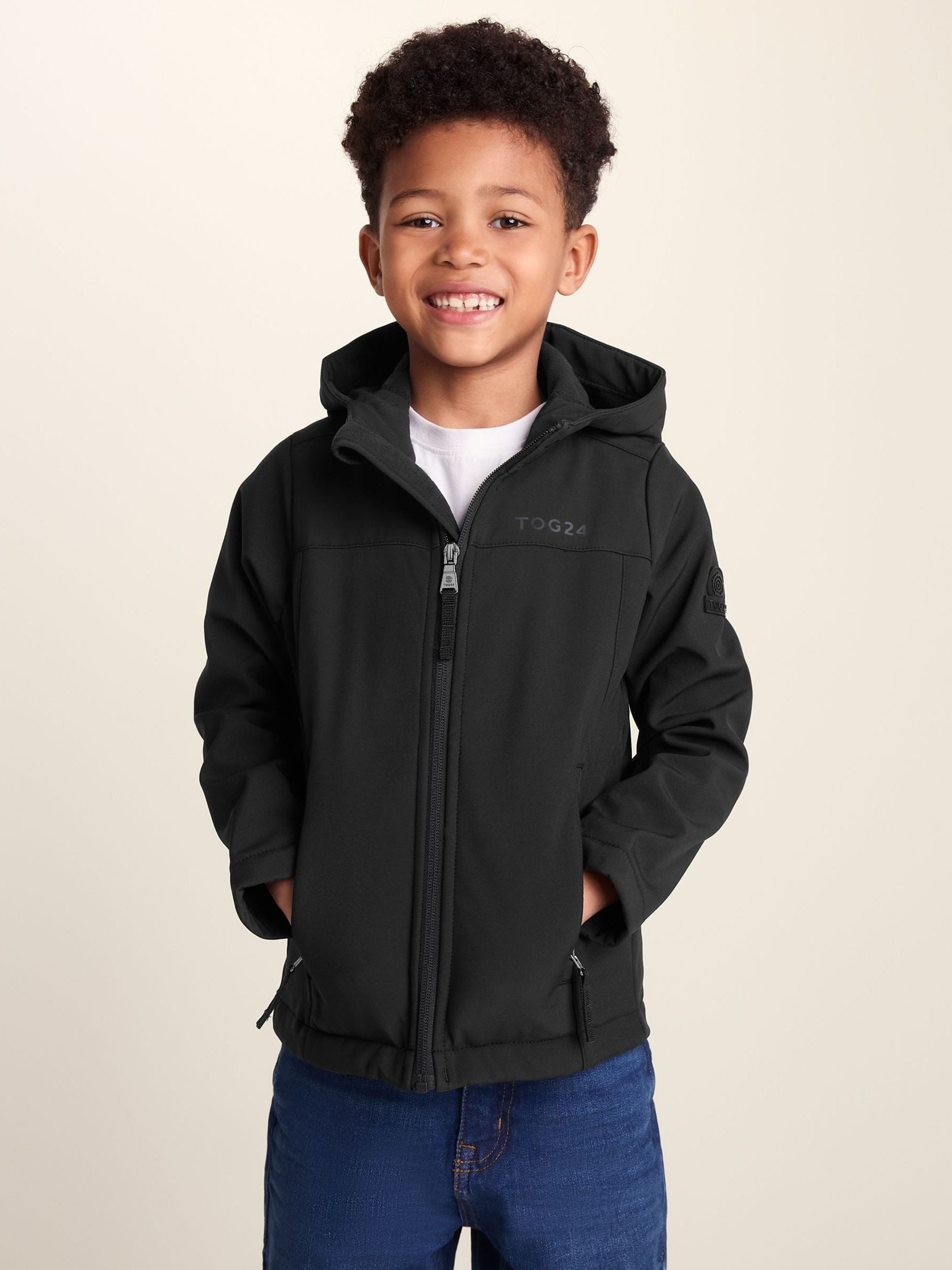 Dsiney Kidz - Tog 24 Black Koroma Softshell Hooded Jacket image 1