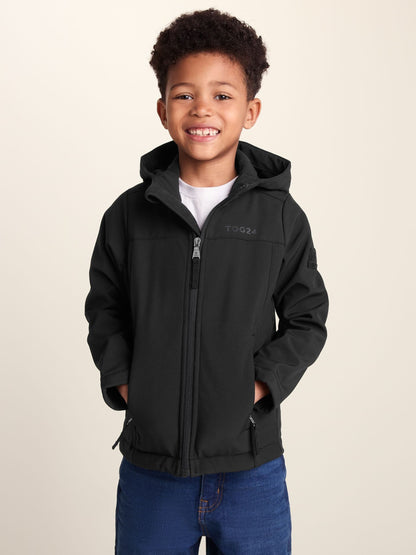 Dsiney Kidz - Tog 24 Black Koroma Softshell Hooded Jacket image 1