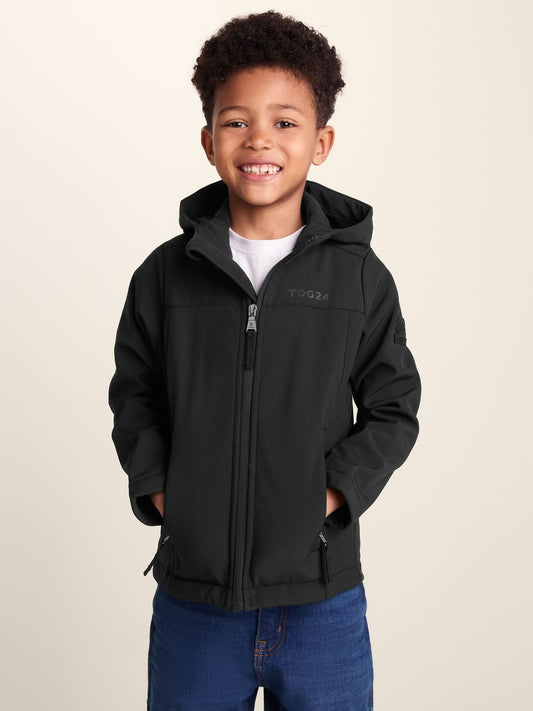 Dsiney Kidz - Tog 24 Black Koroma Softshell Hooded Jacket image 1