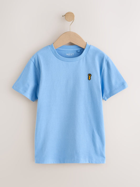 Dsiney Kidz - Pastels Short Sleeve Stag Embroidered T-Shirts 4 Pack (3-16yrs) image 2
