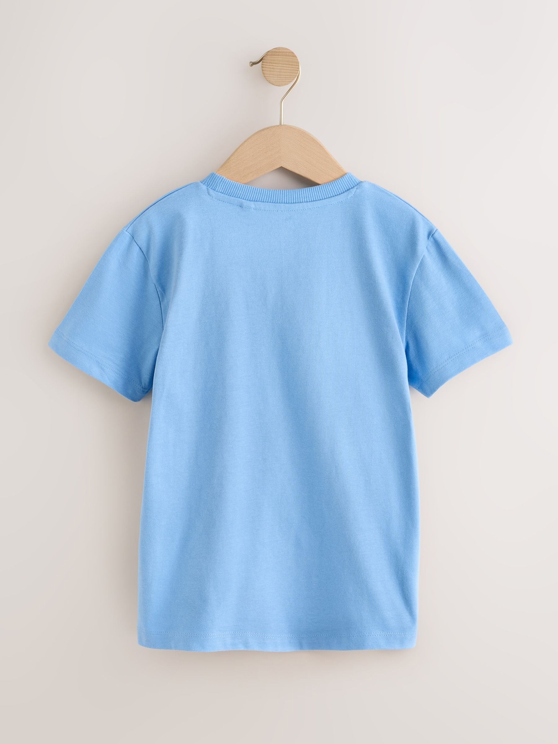 Dsiney Kidz - Pastels Short Sleeve Stag Embroidered T-Shirts 4 Pack (3-16yrs) image 3